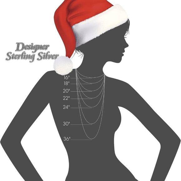 Sterling Silver Necklace Women Cable Chain 18in-30in Italian Jewelry - Picture 6 of 7